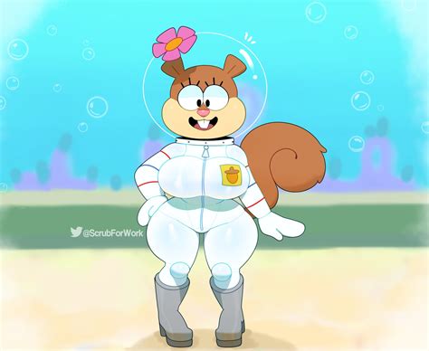 sandy cheeks boobs|Sandy Cheeks Boobs Porn Videos 